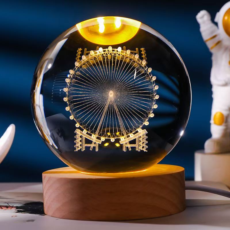 LED Glass ball lamp - Ferris Wheel